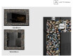 Espejo con luz decorativos pared - Natural Stones #2