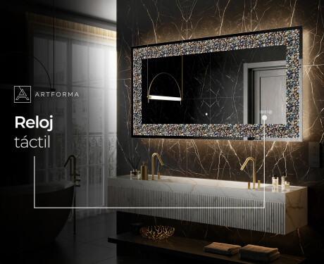 Espejo con luz decorativos pared - Natural Stones #6
