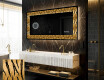 Espejo con luz decorativos pared - Midnight Mirage