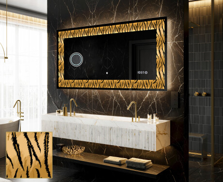 Espejo con luz decorativos pared - Midnight Mirage