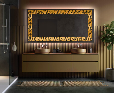 Espejo con luz decorativos pared - Midnight Mirage #5