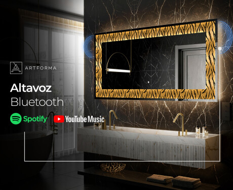 Espejo con luz decorativos pared - Midnight Mirage #7