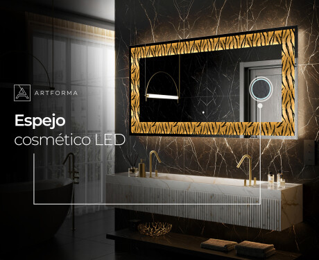 Espejo con luz decorativos pared - Midnight Mirage #8