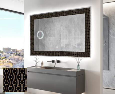 Espejo con luz decorativos pared - Nordic Charm