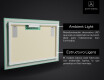 Espejo con luz decorativos pared - Nordic Charm #4