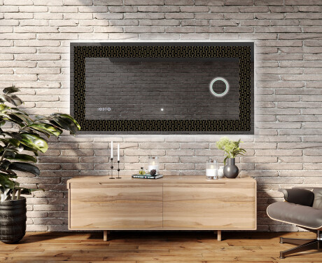 Espejo con luz decorativos pared - Nordic Charm #5