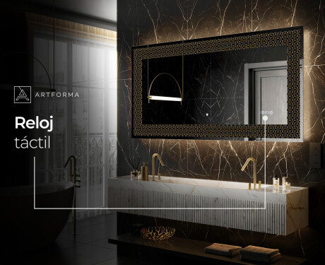 Espejo con luz decorativos pared - Nordic Charm #6