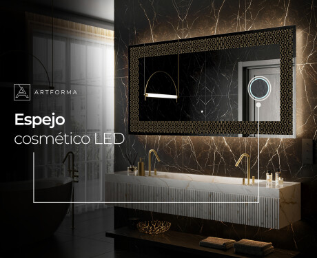 Espejo con luz decorativos pared - Nordic Charm #8