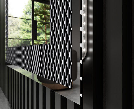 Espejo con luz decorativos pared - Modern Masterpiece #3
