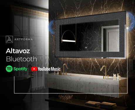 Espejo con luz decorativos pared - Modern Masterpiece #7