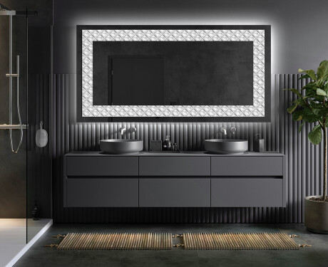 Espejo con luz decorativos pared - Marble Uplift #5
