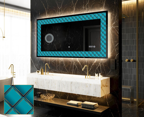 Espejo con luz decorativos pared - Blue Harmonies