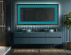 Espejo con luz decorativos pared - Blue Harmonies #5