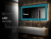 Espejo con luz decorativos pared - Blue Harmonies #6