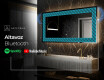 Espejo con luz decorativos pared - Blue Harmonies #7