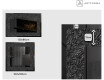 Espejo con luz decorativos pared - Dark Elegance #2