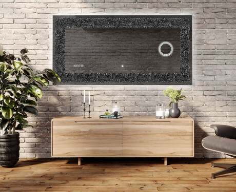 Espejo con luz decorativos pared - Dark Elegance #5