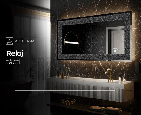 Espejo con luz decorativos pared - Dark Elegance #8