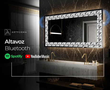 Espejo con luz decorativos pared - Pearlous Dance #7