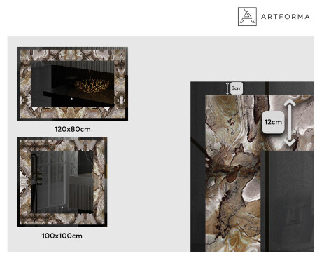 Espejo con luz decorativos pared - Desert Wonders #2