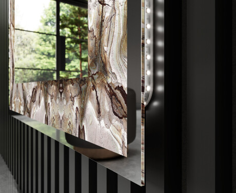 Espejo con luz decorativos pared - Desert Wonders #3