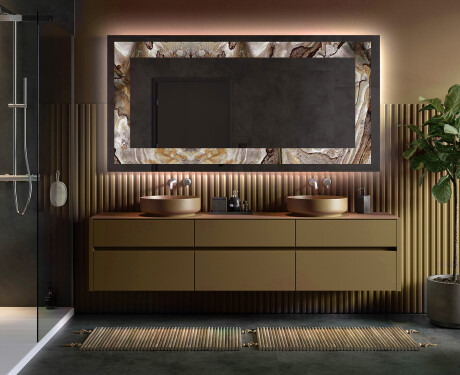 Espejo con luz decorativos pared - Desert Wonders #5