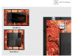 Espejo con luz decorativos pared - Fiery Reflections #2