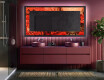 Espejo con luz decorativos pared - Fiery Reflections #5
