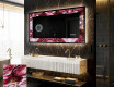Espejo con luz decorativos pared - Ruby Rhythms