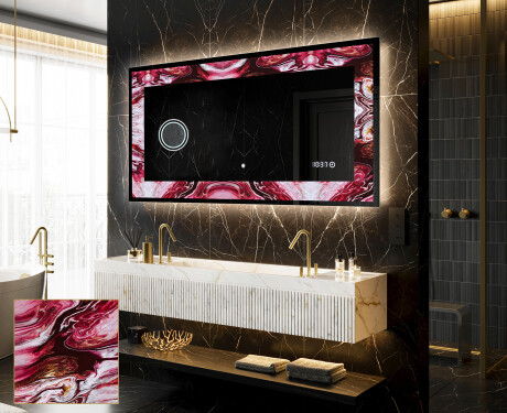 Espejo con luz decorativos pared - Ruby Rhythms