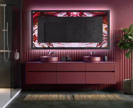 Espejo con luz decorativos pared - Ruby Rhythms #5