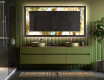 Espejo con luz decorativos pared - Golden Streaks #5