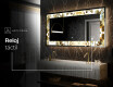 Espejo con luz decorativos pared - Golden Streaks #8