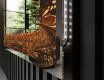 Espejo con luz decorativos pared - Amber Shell #3