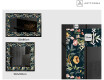 Espejo con luz decorativos pared - Cascading Flowers #2