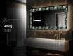 Espejo con luz decorativos pared - Cascading Flowers #7