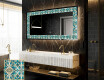 Espejo con luz decorativos pared - Floral Elevations