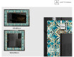 Espejo con luz decorativos pared - Floral Elevations #2