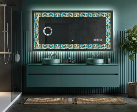 Espejo con luz decorativos pared - Floral Elevations #5