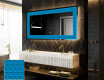 Espejo con luz decorativos pared - Symmetrical Diamonds
