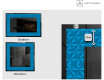 Espejo con luz decorativos pared - Symmetrical Diamonds #2