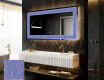 Espejo con luz decorativos pared - Colorful Ruffles