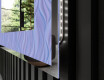 Espejo con luz decorativos pared - Colorful Ruffles #3
