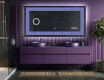 Espejo con luz decorativos pared - Colorful Ruffles #5