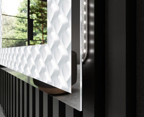 Espejo con luz decorativos pared - Inspiring Lines #3