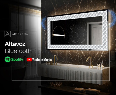 Espejo con luz decorativos pared - Inspiring Lines #9