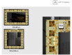 Espejo con luz decorativos pared - Glow Geometry #2