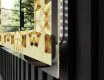 Espejo con luz decorativos pared - Glow Geometry #3