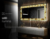Espejo con luz decorativos pared - Glow Geometry #7