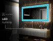 Espejo con luz decorativos pared - Divergent Lines #7